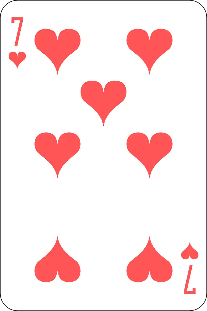 Cuori decorativi per tema casinò